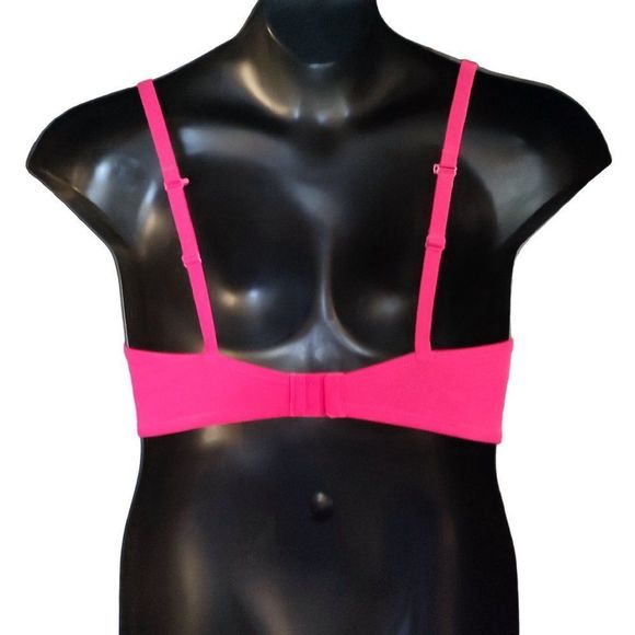 Auden Daydream Light Lift Demi T-Shirt Bra Pink - Picture 3 of 5